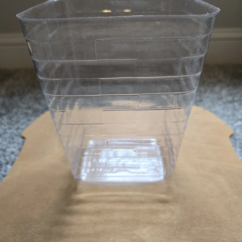 Longaberger Holiday Hearth Clear Plastic‎ Protector #40384 Christmas Square